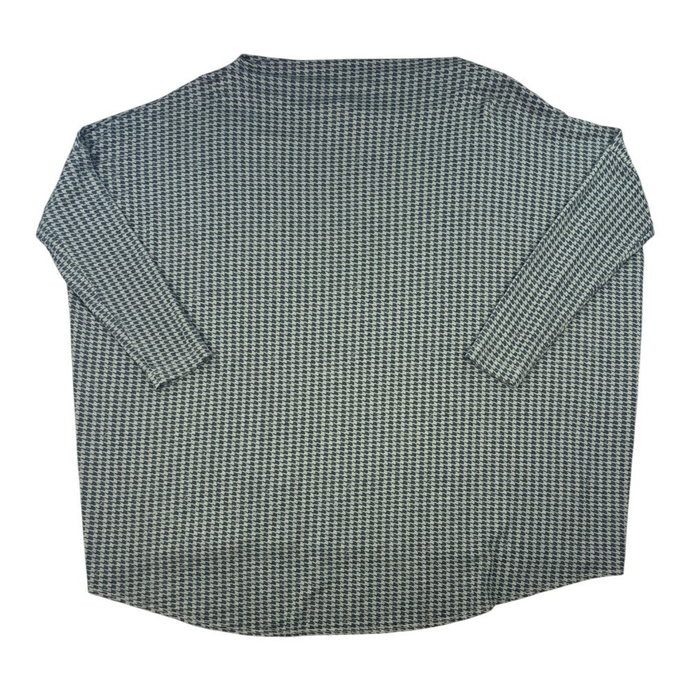 Bryn Walker Dimitri Dulce Houndstooth Tunic Olive Black Oversized Small Basics - Picture 9 of 9